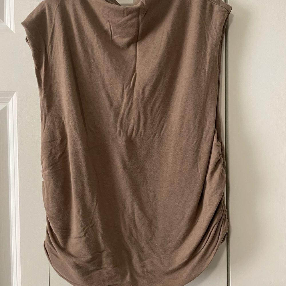 a new day Tan Muscle Tee